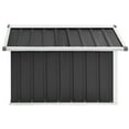 thumbnail image 4 of vidaXL Garden Shed Anthracite Galvanized steel Medium Durable, 4 of 6