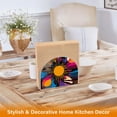 thumbnail image 6 of Yayeee Napkin Holder for Table Kitchen Paper Tissue Organization, Futuristic Circles, 6 of 8