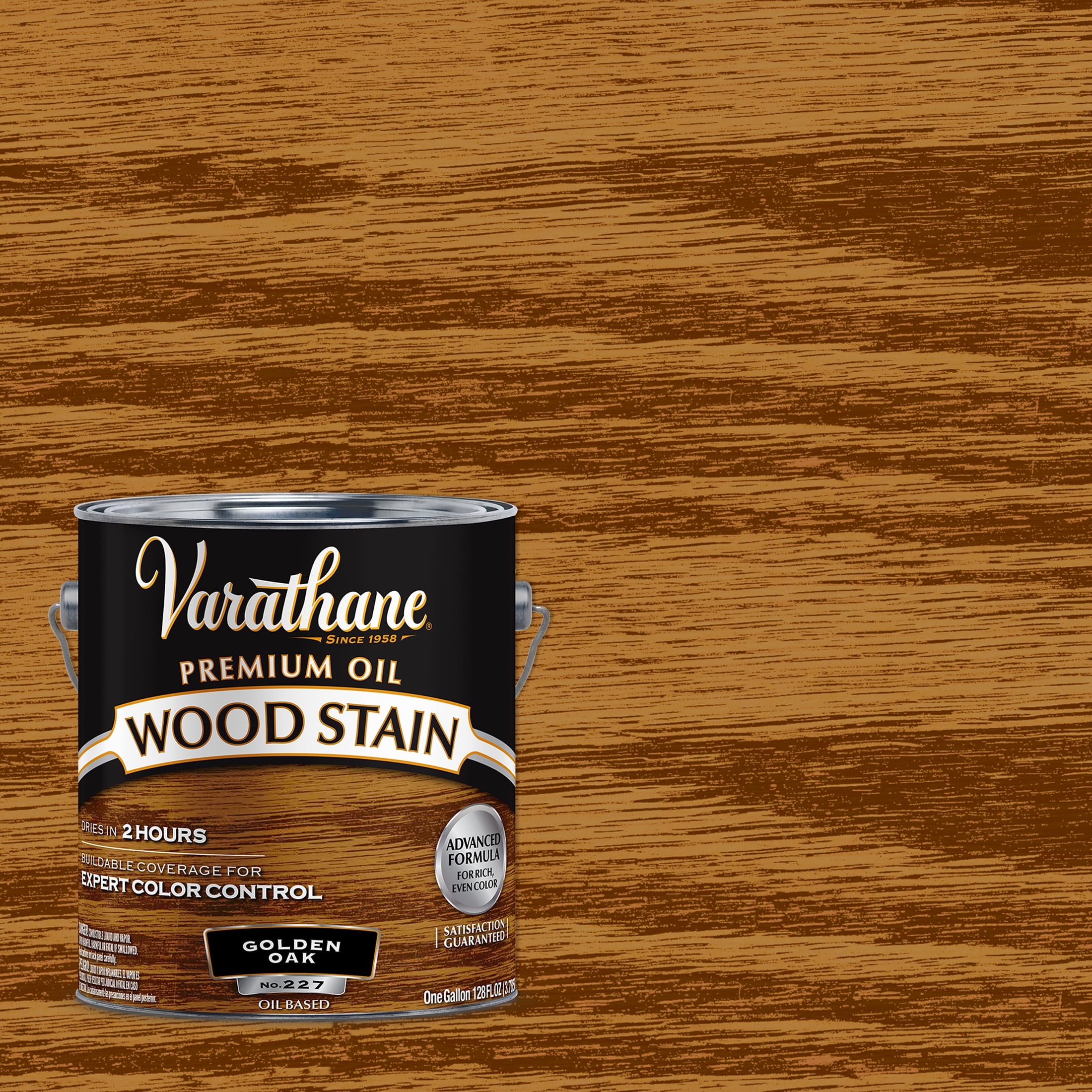 Golden Oak, Varathane Premium OilBased Interior Wood Stain211681