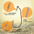 thumbnail image 2 of Reaction Tackle Swimbait Hooks 2/0 (10-pack), 2 of 6