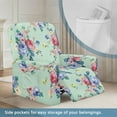 thumbnail image 3 of Kuiaobaty Flower Pattern Reclining Sofa Slipcover Easy Installation Recliner Couch Cover Breathable Reclining Slipcover Durable Recliner Chair Cover Large with Side Pocket for Pets Kids, 3 of 8