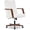 Cream, variant on Finch Neo One Ergonomic Mid Back Office Chair in Soft Velvet Upholstery Cream