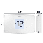 Emerson Sensi Lite Smart Thermostat, Programmable Wi-Fi Thermostat, 1 Count WHITE