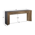 thumbnail image 5 of Uttermost Vail Reclaimed Wood and Concrete Console Table in Gray, 5 of 5