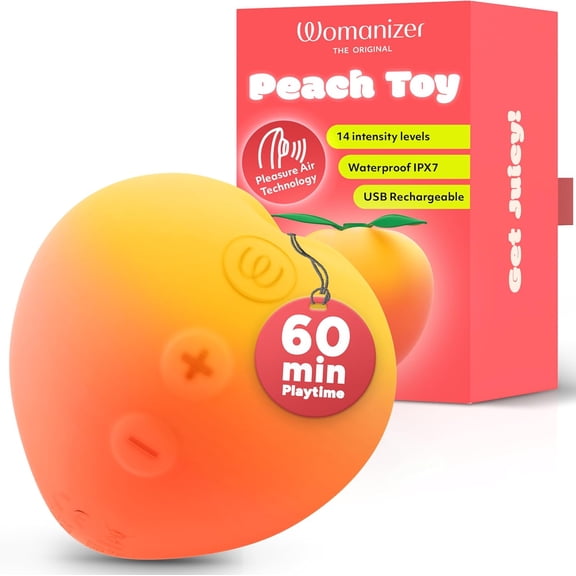Womanizer Peach Waterproof Rechargeable Personal Wellness Massager