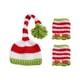 thumbnail image 3 of KAKOWELY Gorro de ganchillo hecho a mano para bebé recién nacido, estilo navideño, accesorios para fotografía de bebé, 3 of 4