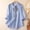 A4 Blue, variant on Embroidered Tops for Women Bohemian Tops Peasant Tops Retro Embroidered 3/4 Sleeve Boho Tops Boho Shirts Solid Color Pullover Shirts 3/4 Length Sleeve Womens Tops Loose Fit Blouses L