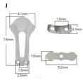 thumbnail image 1 of 3pcs Silent Oil Free Air Compressor Pump Head Valve Plates Belt Piston Machine, 1 of 2