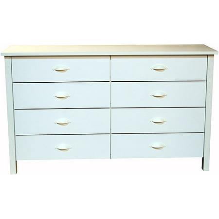 Nouvelle 8-Drawer Dresser, White