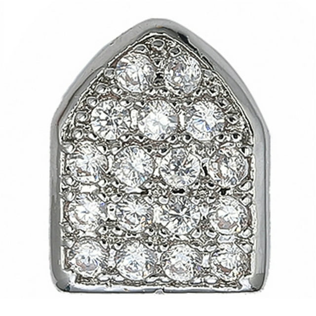 Single Tooth Grill Punk Hip Hop Plated Grillz Cap Grillz Rhinestone Teeth Grillz
