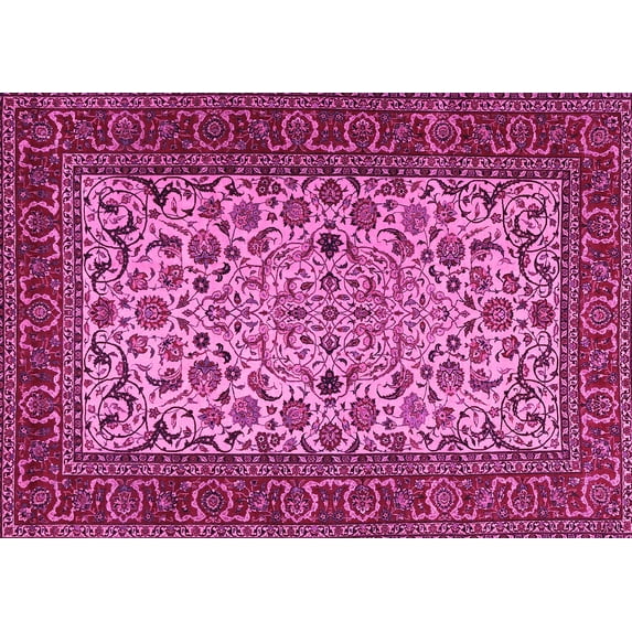 Ahgly Company Indoor Rectangle Persian Pink Traditional Area Rugs, 2' x 3'