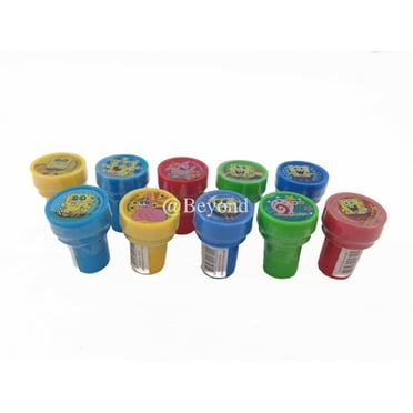30 pcs Spongebob Self-inking Stamps Stampers Birthday Boys Girls Teen Party Favors