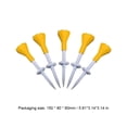thumbnail image 2 of Accesorios de golf Soportes de golf de altura ajustable para práctica Amarillo 5 piezas, 2 of 2
