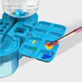 thumbnail image 2 of Multifunctional Art Palette with Built-in Brush Cleaner, Precision Grid Structure for Quick Paint Rinsing, Spiral Convex Points for Deep Brush Cleaning, Detachable Design for Space-Saving Storage,, 2 of 4