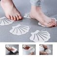 thumbnail image 4 of TOPBATHY - 12 pegatinas antideslizantes para baño con forma de concha marina. Adhesivos de seguridad para el suelo del baño., 4 of 7