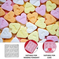 ifundom Premium Silicone Heart Mold for Handmade Soap, Ornaments, Crafts, and Valentines Day