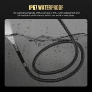 Autool SVB303 720P Endoscope Camera, 4-Way 360° Articulating Borescope W/ 6 LED Lights & 3.28ft Waterproof Elastic Metal Hose 1 Set