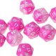 thumbnail image 3 of 10pcs Set Dados D20 de 20 Caras para Juego TRPG Sunnimix Rosa Blanco, 3 of 8