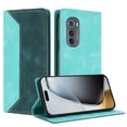 thumbnail image 1 of Phone Case for Motorola Edge 2022 FOXDOCK Premium Leather,Creative Dual-Color Cover with Card Slot,Shockproof, 1 of 7