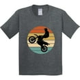 thumbnail image 3 of Inktastic Dirt Biking Motocross Retro Youth T-Shirt, 3 of 5