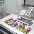 thumbnail image 5 of Microfiber Dish Drying Mat for Kitchen 18 X 24 Inch Flowers Drying Mats Coffee Machine Mat, 5 of 7