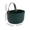 thumbnail image 3 of Storage Boxes Cotton Cord Woven Storage Basket Folding Cotton Thread Dirty Laundry Basket Fabric Snacks Children's Toys Storage Basket Sundries Storage Frame School Savings, 3 of 3