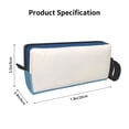 thumbnail image 2 of Portable Storage Bag 7.9×3.5×2.4in Simple Design Convenient Storage And Finishing Bag Light Body Can Be Used As A Cosmetic Bag Storage Bag Light Blue Stripe_1, 2 of 8