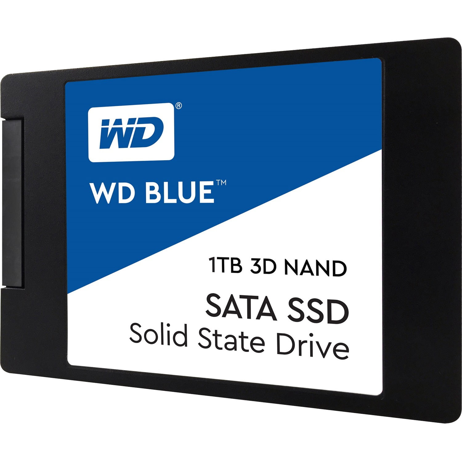 WD Blue 3D NAND SSD WDS100T2B0A - Solid state drive - 1 TB - internal - 2.5" - 6Gb/s Walmart.com