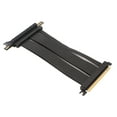 thumbnail image 1 of Cable de extensión para tarjeta gráfica PCIE 4.0 X16, cable elevador flexible de alta velocidad de 90 grados para PCIE 3.0, 1 of 14