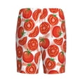 thumbnail image 4 of Yiaed Tomatoes for Men's Soft Sleep Pajama Short Lounging Pajama Shorts-XX-Large, 4 of 8