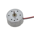 thumbnail image 3 of 2Pcs Rf-300 Mi-Cro Motor 1.5-6V 24Mm Round Motor Dc Motor Hanging Neck Fan Motor For Diy Electronic Power Toy Model Accessories, 3 of 8