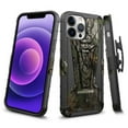 thumbnail image 2 of For Apple iPhone 14 Pro (6.1") Swivel Belt Clip Holster with Built-in Kickstand, Heavy Duty Hybrid 3in1 Shockproof Phone Case Cover by Xpression - Camo Camouflage, 2 of 10