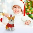 thumbnail image 4 of OEFNTAC Decorations Cute Dog Figurine Set Christmas Hat Corgi Bichon Labrador Ornaments Festive Decoration Gift Christmas Tree Decorations, 4 of 5