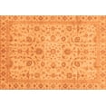 thumbnail image 1 of Ahgly Company Machine Washable Indoor Rectangle Oriental Orange Modern Area Rugs, 4' x 6', 1 of 4