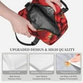 thumbnail image 4 of Goofa Strawberry Red Pattern Lunch Bag ,Insulated Lunch Box, Small Leakproof Cooler Food Lunch Containers Reusable High Capacity Lunch Tote Bags, 4 of 8
