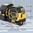 thumbnail image 4 of 3 in 1 Laser Distance Meters Laser Rangefinder LCD Digital Display Benchmark Compensation Distance Meters Self-locking 5M Tape, 4 of 5