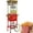 Red, variant on Movie Theater Popcorn Machine, Nostalgia Popcorn Machine with Wheels, Popcorn Cart With 12 Oz Kettle Makes Up to 56 Cups , Commercial Vintage Popcorn Machine (Red)
