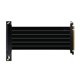 thumbnail image 1 of Cable de extensión para tarjeta gráfica PCI-E 3.0 16X 90 grados, adaptador de tarjeta de red y estabilidad de 20 cm, 1 of 8