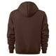 thumbnail image 4 of Sudadera con capucha para hombre, color liso, a la moda, con bolsillo, botón, cordón, informal, deportiva, de manga larga, cárdigan con capucha, sudadera para hombre, blusa de poliéster, 4 of 4
