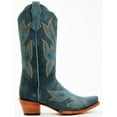 thumbnail image 2 of Planet Cowboy Women's Steel My Blues Psychedelic Suede Leather Western Boot Snip Blue 6 1/2 M  US, 2 of 7