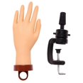 thumbnail image 1 of Flexible Nail Practice Hand Professional Manicure Nail Hand Model with Stand, 1 of 4