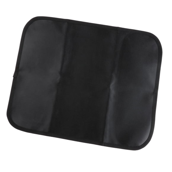 Alfombrilla para mesa de chimenea, alfombrilla ignífuga, alfombrilla aislante térmica debajo de la parrilla, alfombrilla ignífuga resistente al calor L