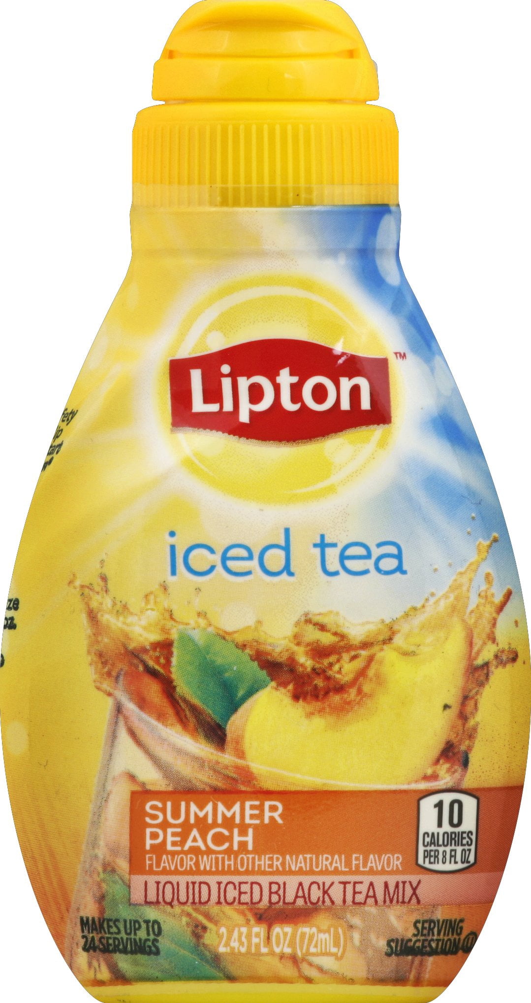 Lipton Summer Peach Liquid Iced Tea Mix, 2.43 oz