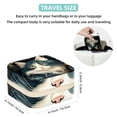 thumbnail image 5 of Cat Travel Portable Square Jewelry Organizer Box - Earring Holder, Ring, Necklace, Bracelet Storage - Suitable for Girls and Women - Jewelry Stand, Jewelry Boxes, 5 of 6