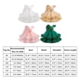 thumbnail image 3 of IBTOM CASTLE Toddler Baby Girls Shiny Sequin Heart Pageant Dress Sequins Heart Tulle Tutu Dress Flower Wedding Princess Birthday Party Prom Gown 18-24 Months Champagne, 3 of 7