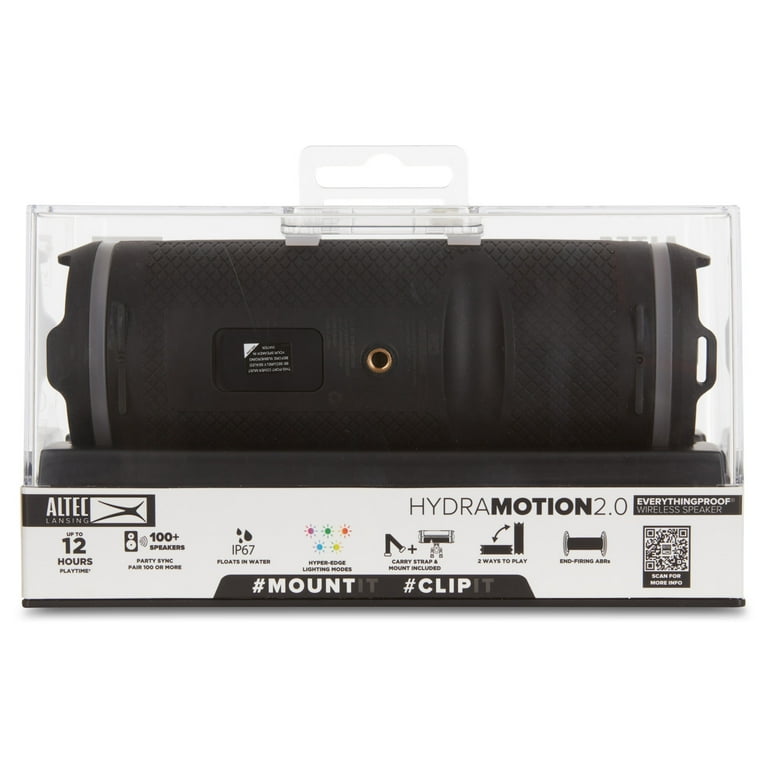 Altec Lansing HydraMOTION 2.0 Wireless Bluetooth Speaker, 16H