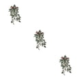 thumbnail image 1 of QualitChoice Fake Plants Artificial Plant Flower Simulation Leaf Hanging Wedding Photography Rattan Indoor Bathroom Balcony Purple red 3PCS, 1 of 6