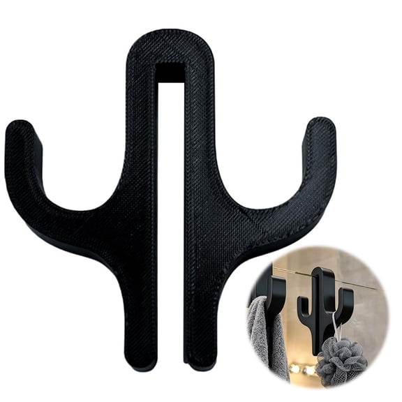 Shower Door Hooks,Heavy Duty Rack Hooks,Bathroom Frameless Glass Door Towel Hook,Portable Adjustable Hook with No Drilling for Bathrobes,Towels and Bathroom Accessories