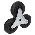 thumbnail image 2 of Rueda de repuesto para subir escaleras, resistente, de goma, de 6 pulgadas, para carrito de compras utilitario., 2 of 14