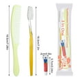 meekoo 200 Set Disposable OIF8 Toothbrushes with Toothpaste and Individually Wrapped Bulk